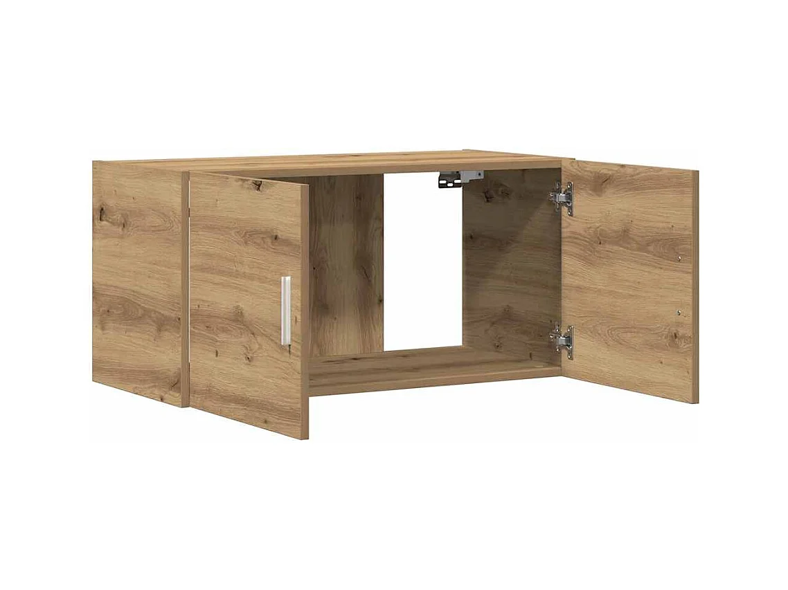 Armoire murale chêne artisanal 80x39x40 cm bois d'ingénierie