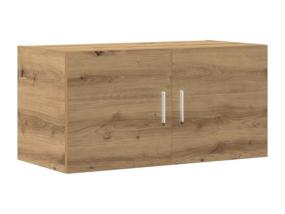 Armoire murale chêne artisanal 80x39x40 cm bois d'ingénierie