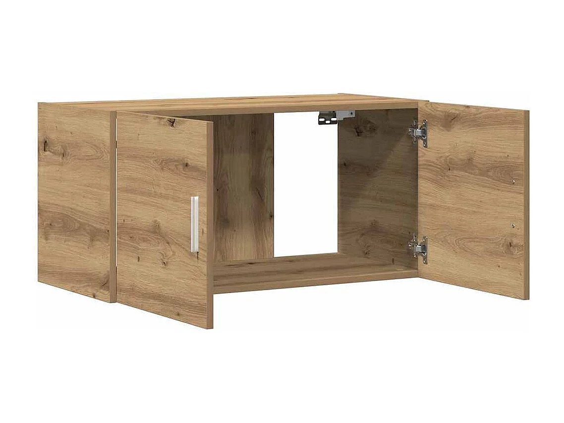 Armoire murale chêne artisanal 80x39x40 cm bois d'ingénierie