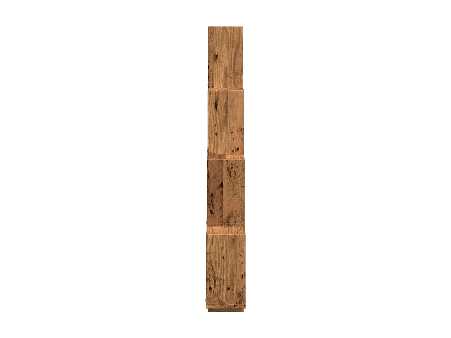Étagère murale en forme de cube vieux bois 90x15x119,5 cm