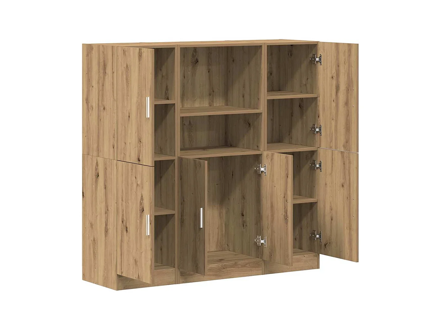 Ensemble d'armoires de cuisine 3 pcs chêne artisanal