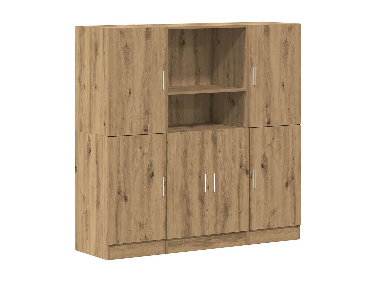 Ensemble d'armoires de cuisine 3 pcs chêne artisanal