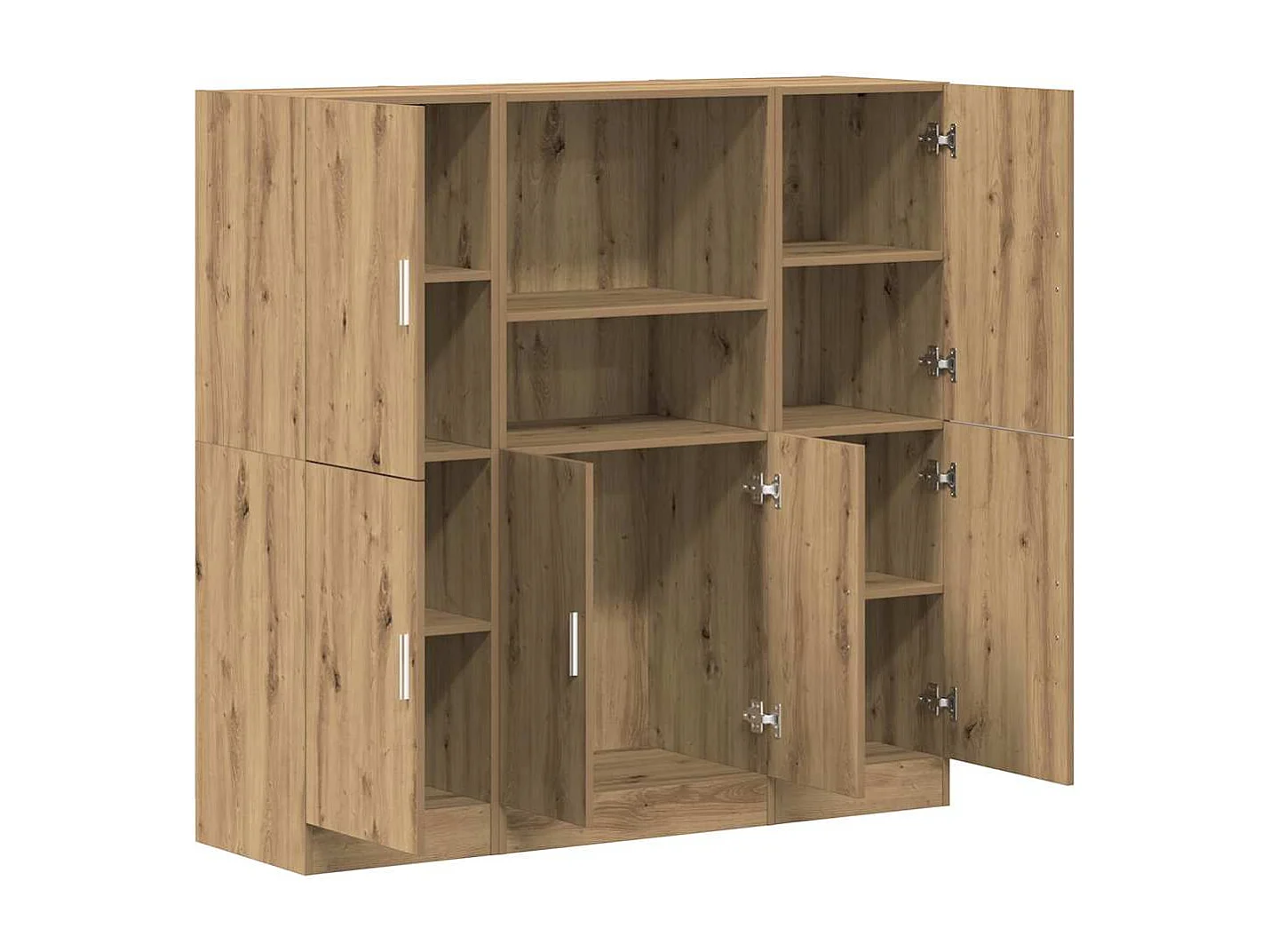 Ensemble d'armoires de cuisine 3 pcs chêne artisanal