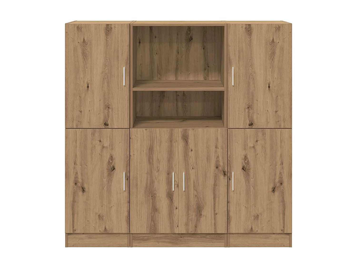 Ensemble d'armoires de cuisine 3 pcs chêne artisanal