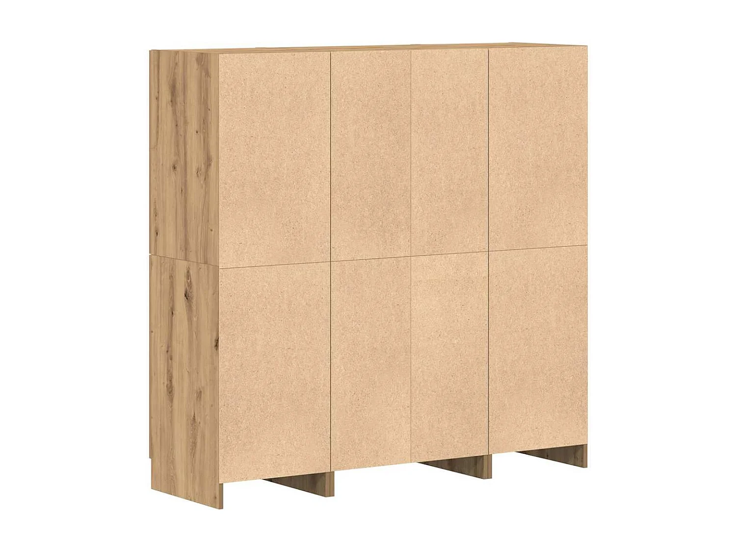 Ensemble d'armoires de cuisine 3 pcs chêne artisanal