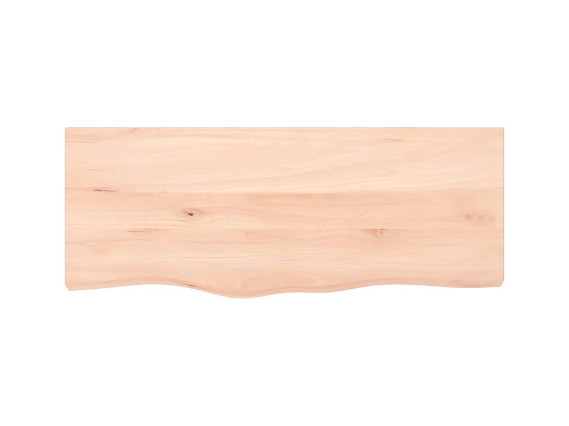 Étagère murale 100x40x(2-4) cm bois de chêne massif non traité