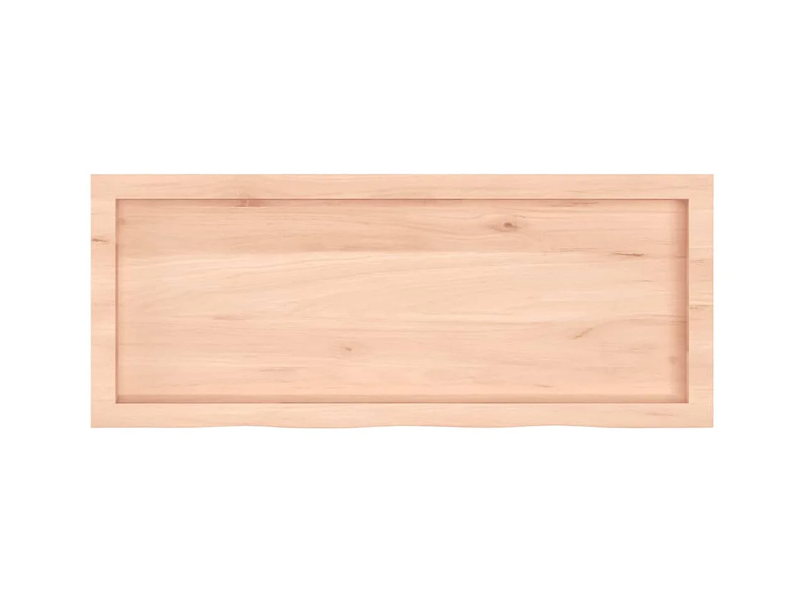 Étagère murale 100x40x(2-4) cm bois de chêne massif non traité