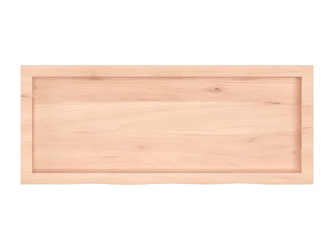 Étagère murale 100x40x(2-4) cm bois de chêne massif non traité
