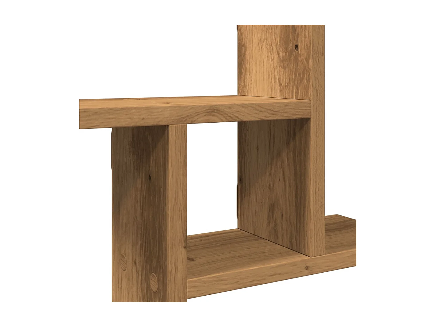 estantes de pared hechos a mano de madera de ingeniería de roble