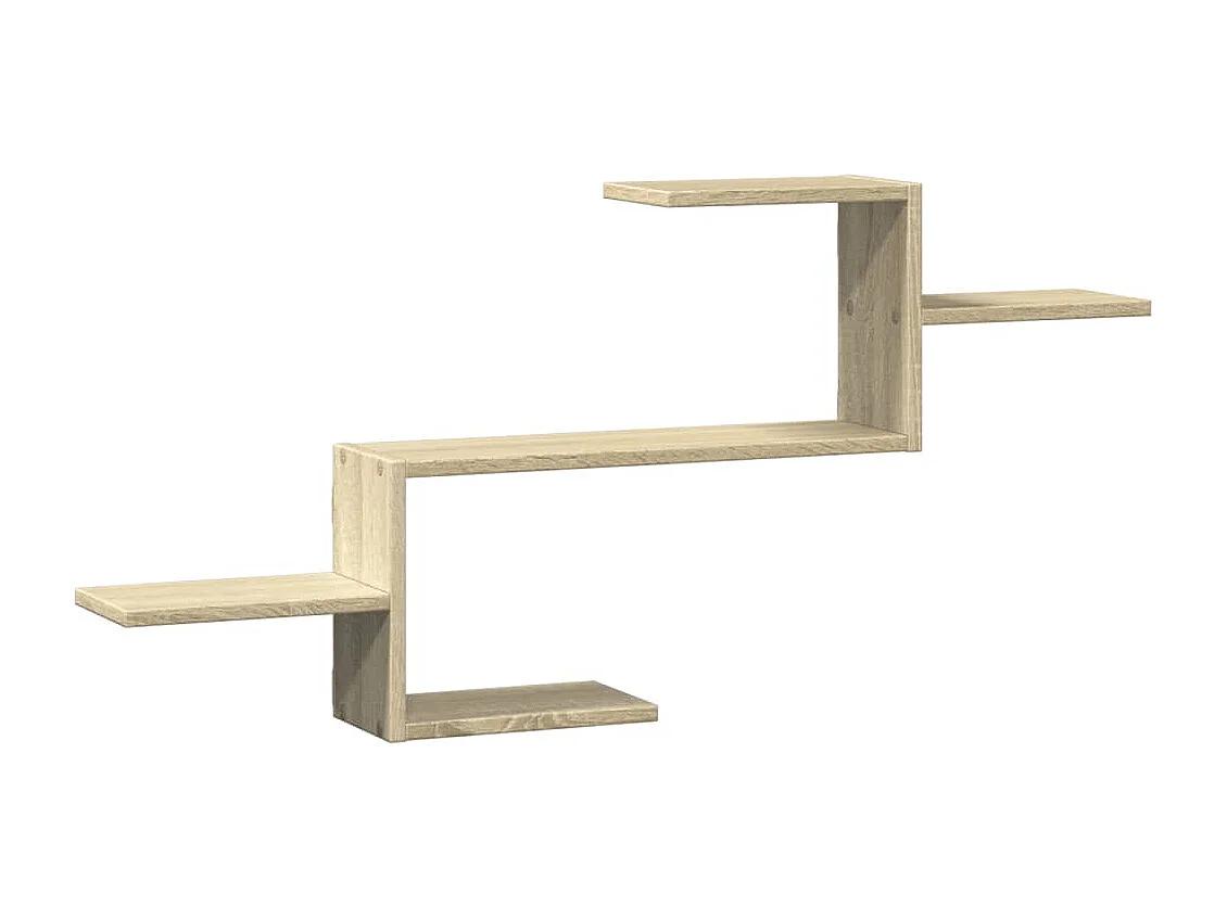 Étagère murale chêne sonoma 104x15x49 cm bois d'ingénierie