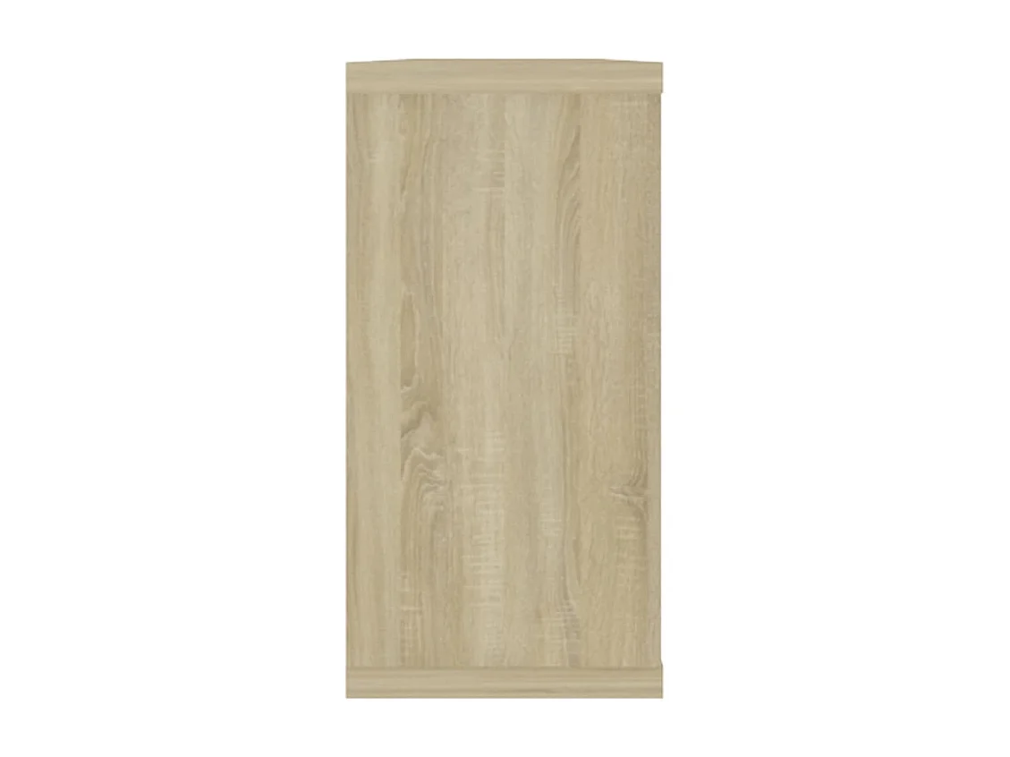 Étagères cube murales 2 pcs chêne sonoma bois d'ingénierie