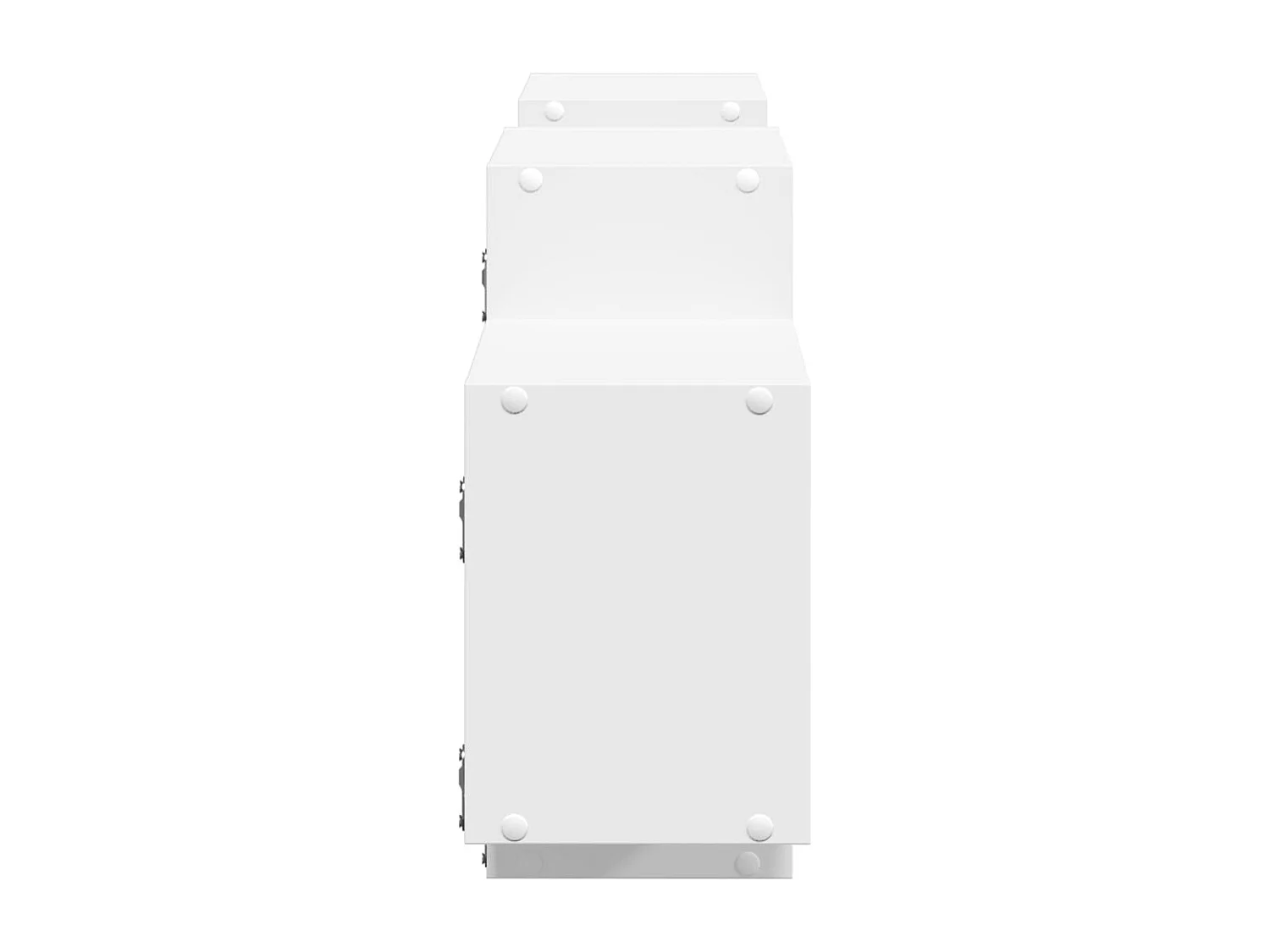 Étagère murale blanc 129x18x42 cm bois d'ingénierie