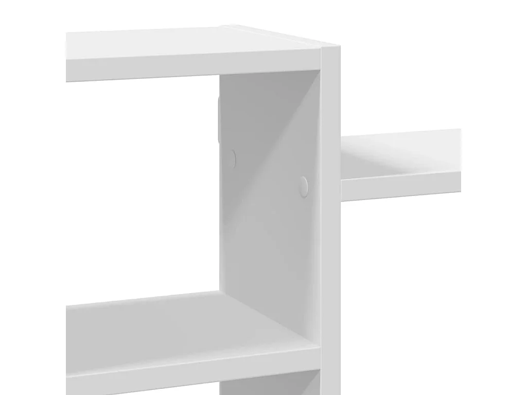Étagère murale blanc 129x18x42 cm bois d'ingénierie