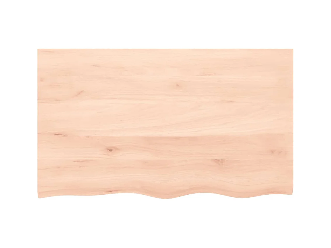 Étagère murale 100x60x(2-4) cm bois de chêne massif non traité