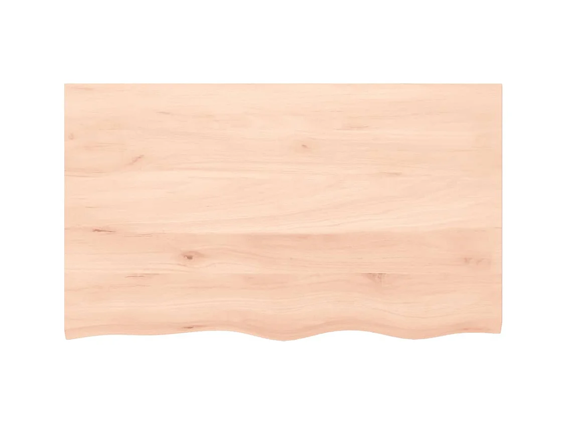 Étagère murale 100x60x(2-4) cm bois de chêne massif non traité