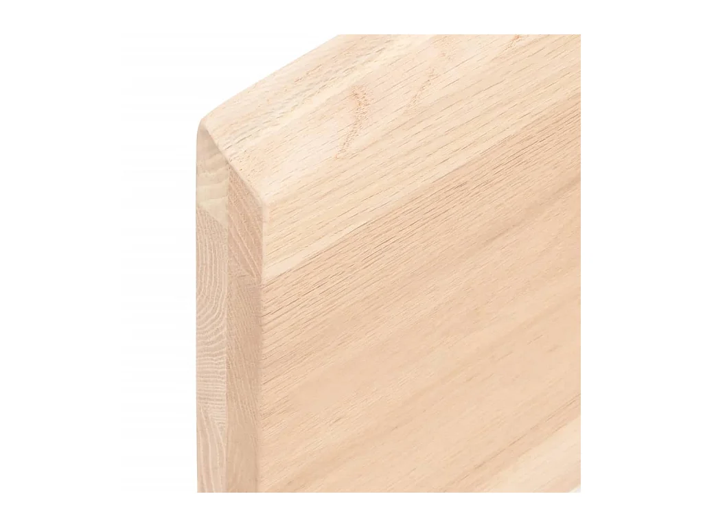 Étagère murale 100x60x(2-4) cm bois de chêne massif non traité