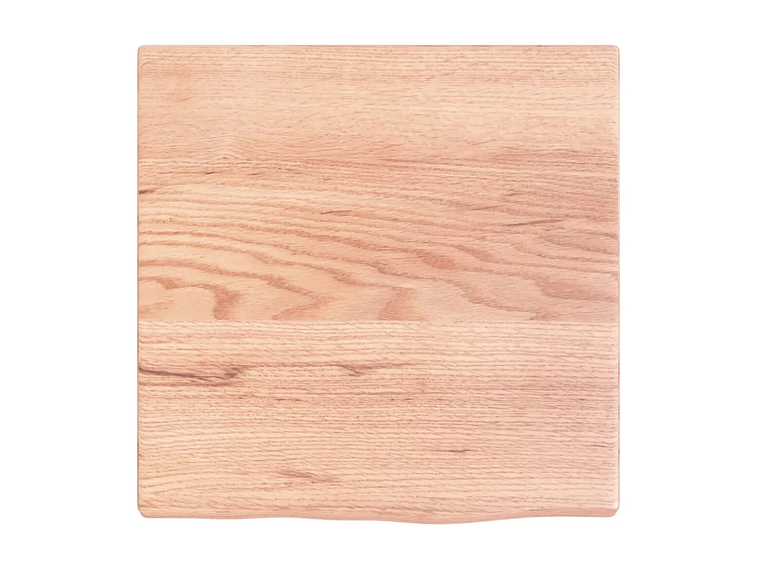 Étagère murale marron clair 40x40x2 cm bois chêne massif traité