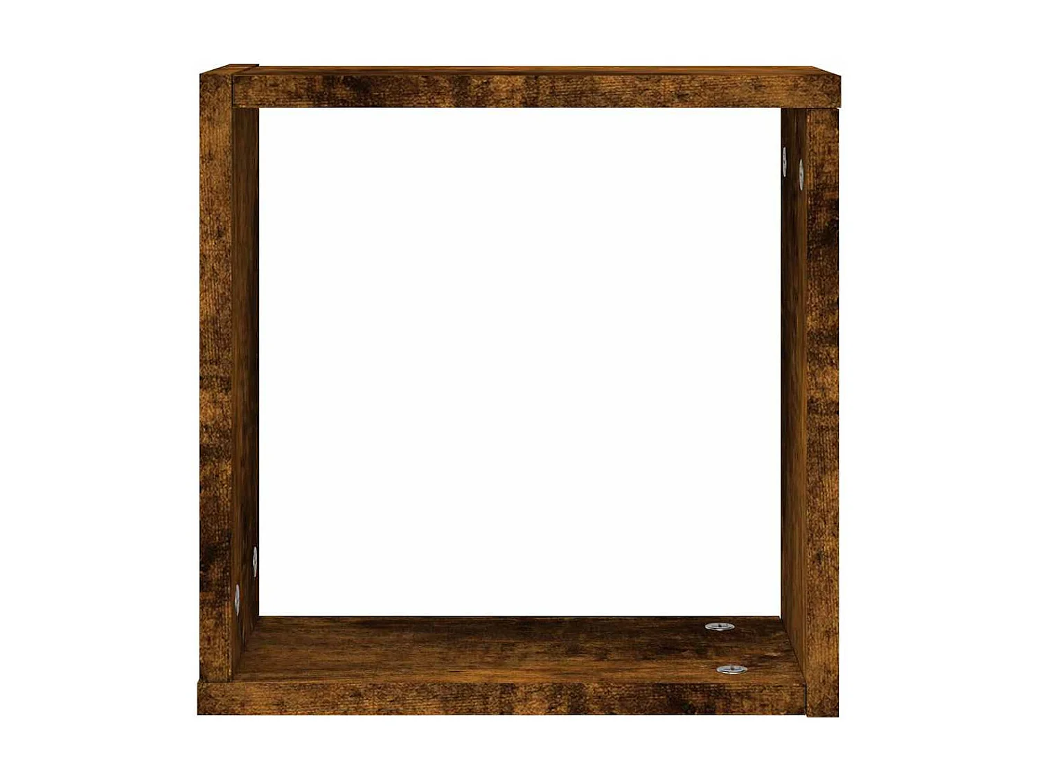 Étagères murales sous forme de cube 4 pcs chêne fumé 30x15x30cm