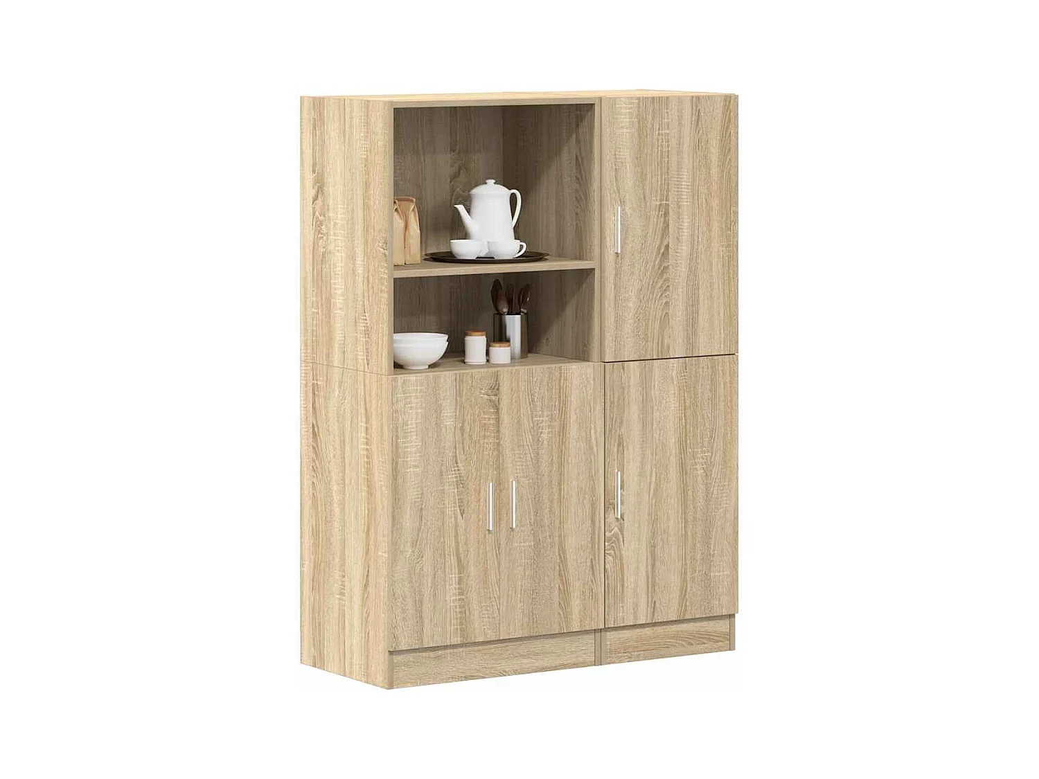 Ensemble d'armoires de cuisine 2 pcs chêne sonoma