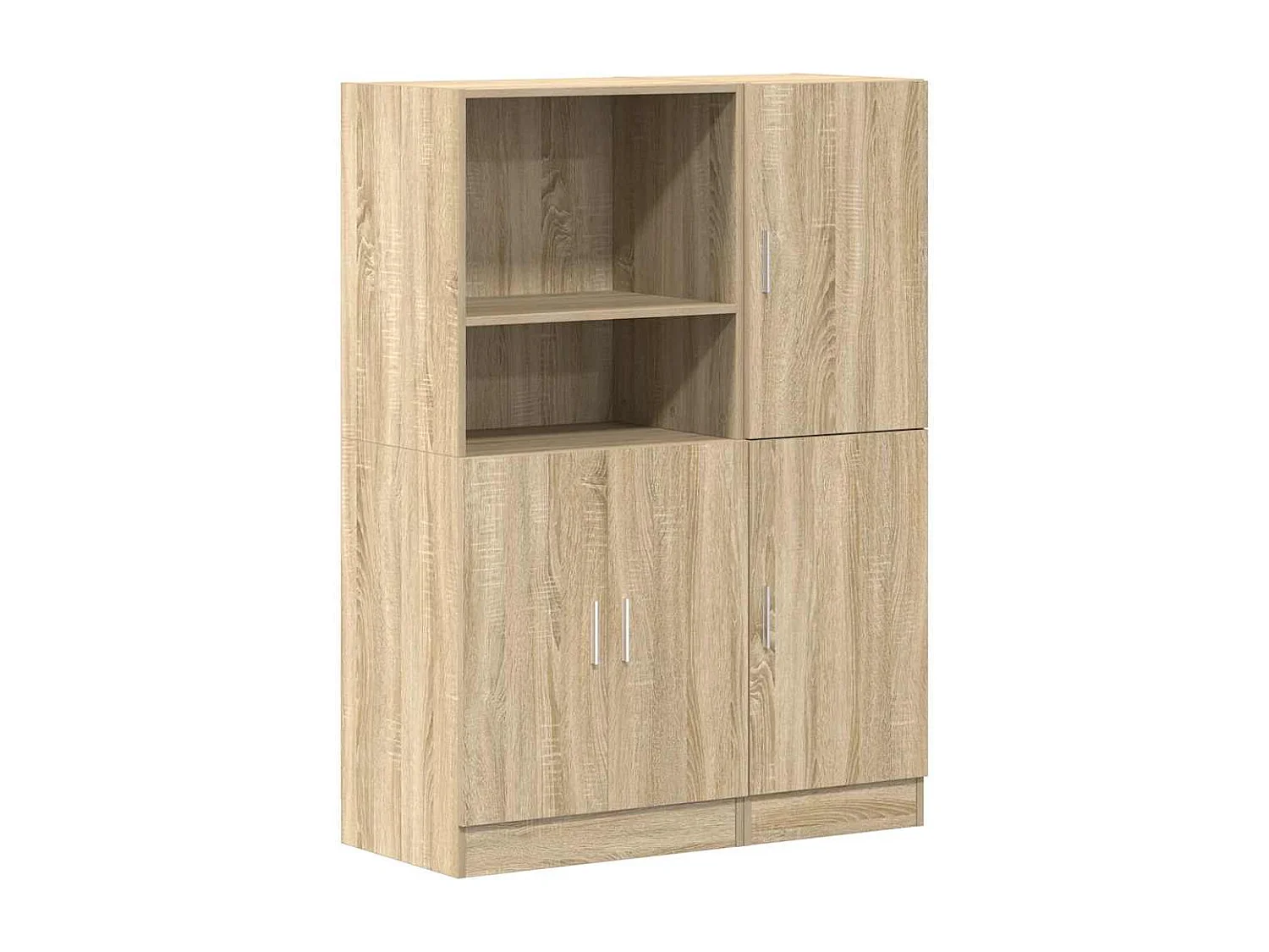 Ensemble d'armoires de cuisine 2 pcs chêne sonoma