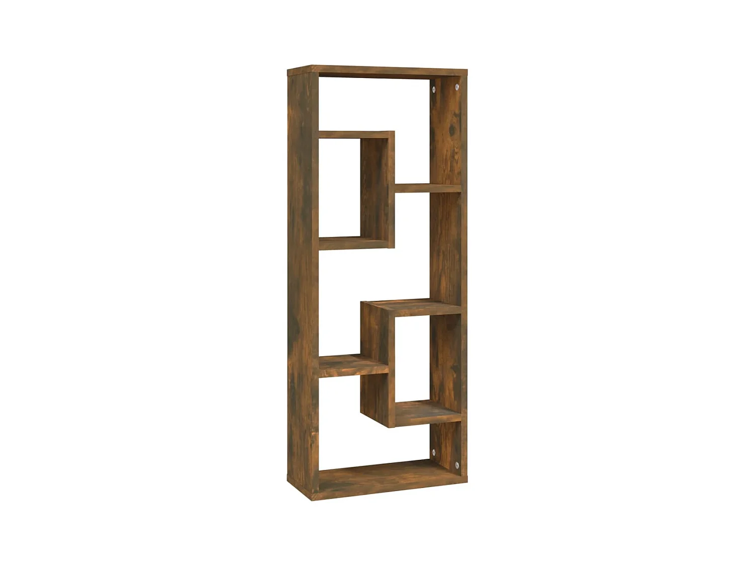 Étagère murale Chêne fumé 36x16x90 cm Bois d'ingénierie