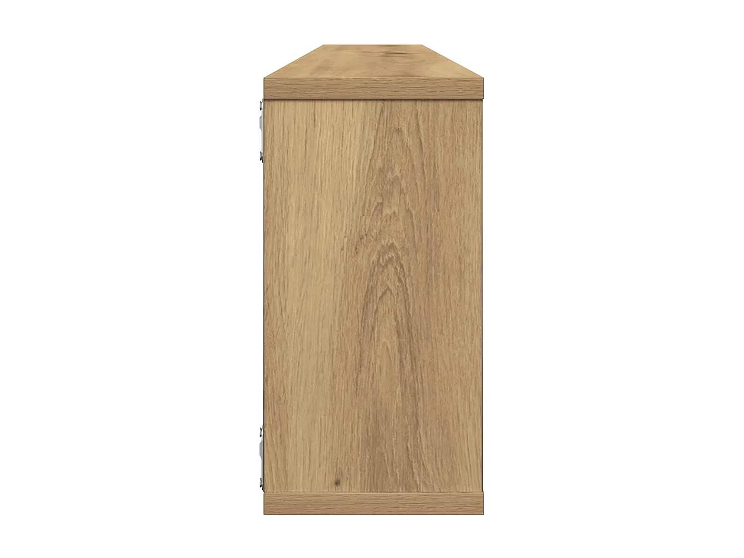 Étagères cube murales 4 pcs chêne artisanal 100x15x30 cm