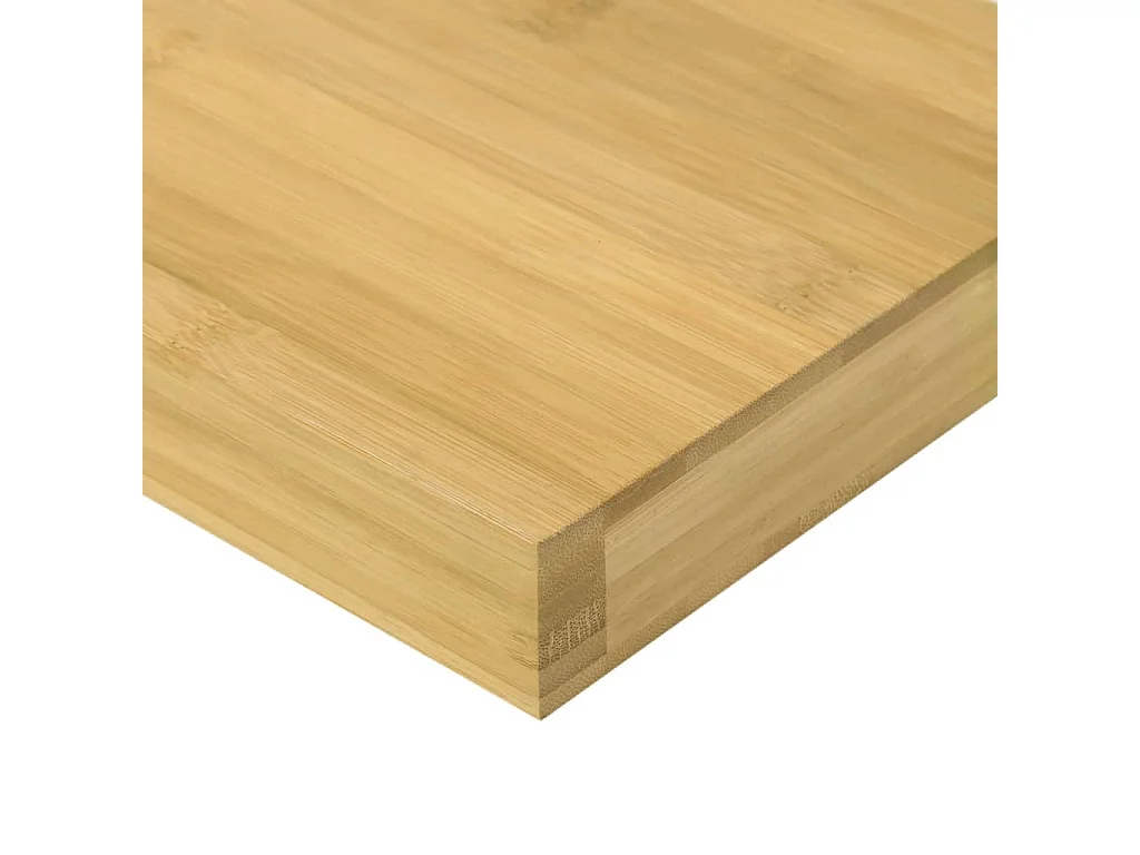 Étagère murale 80x20x4 cm bambou