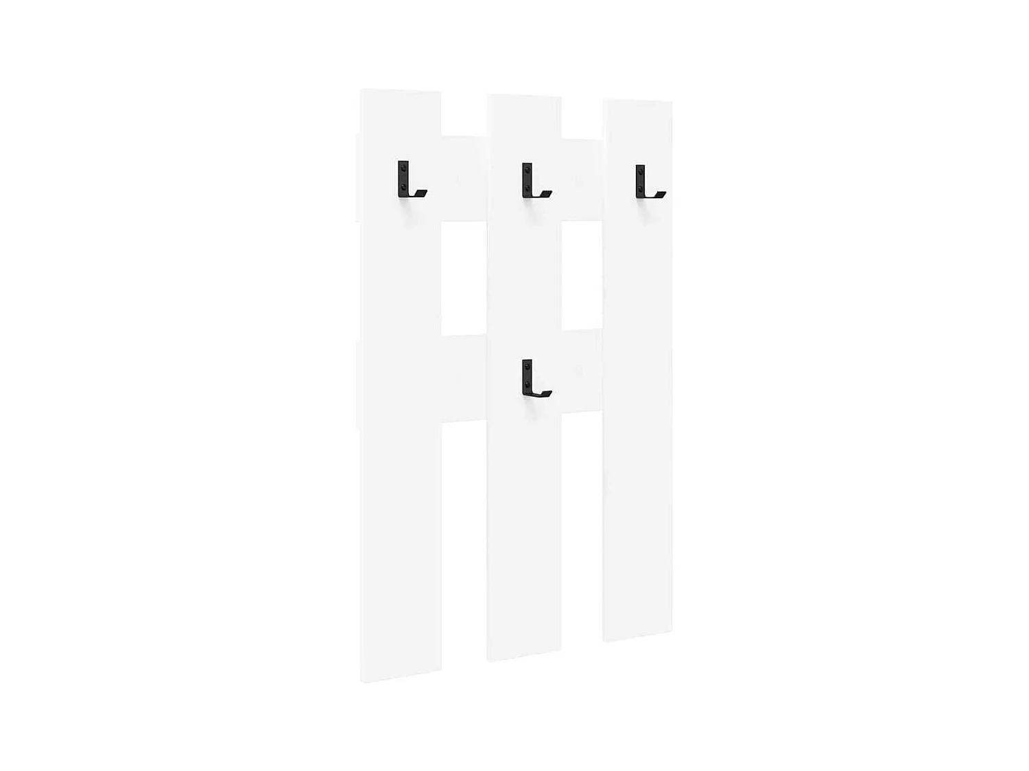 Appendiabiti da parete Bianco 65 x 3 x 100 cm Legno ingegnerizzato