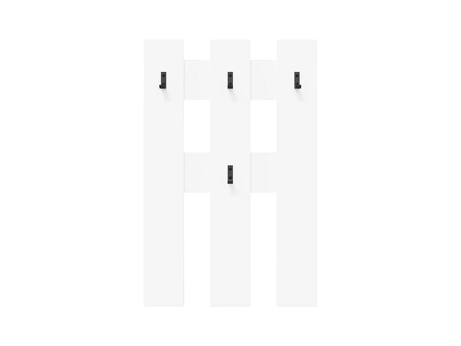 Appendiabiti da parete Bianco 65 x 3 x 100 cm Legno ingegnerizzato