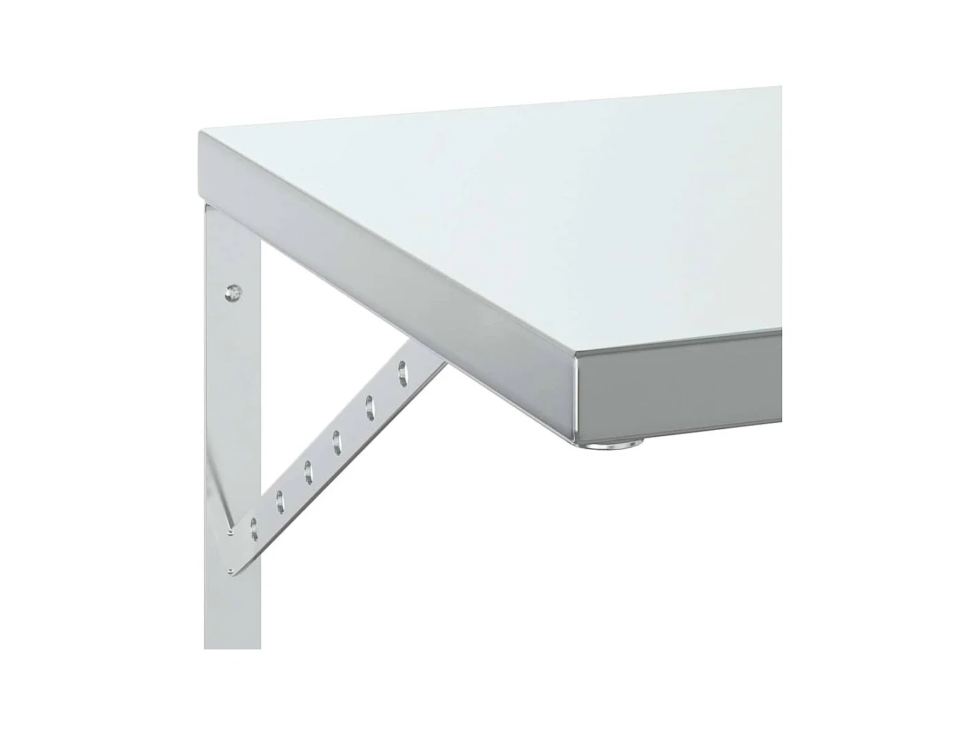 Étagères murales 2 pcs 75x40 cm argenté acier inoxydable