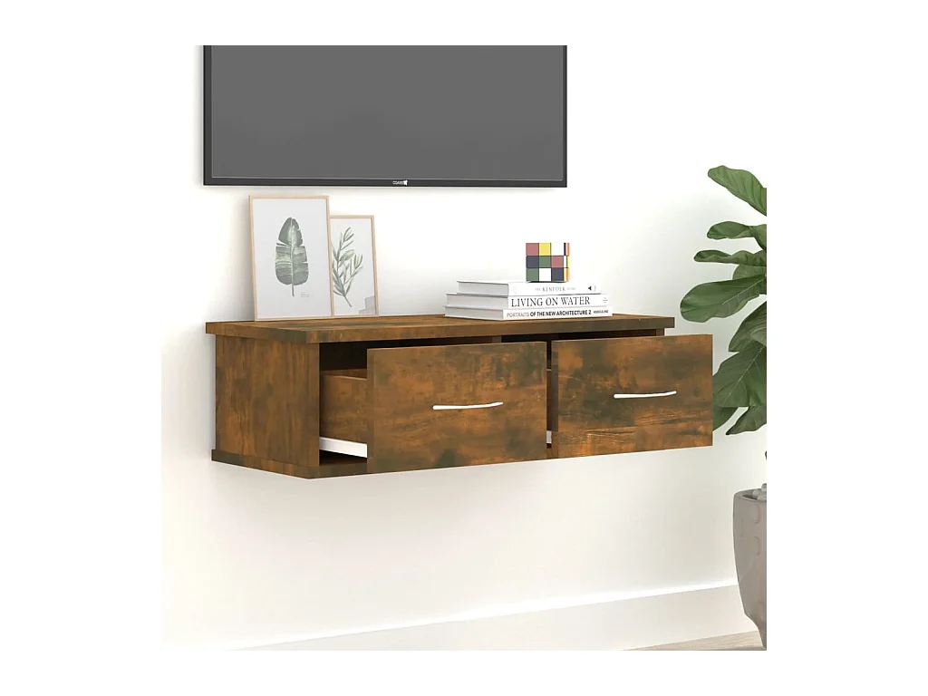 Pensile Rovere affumicato 60x26x18,5 cm Legno composito