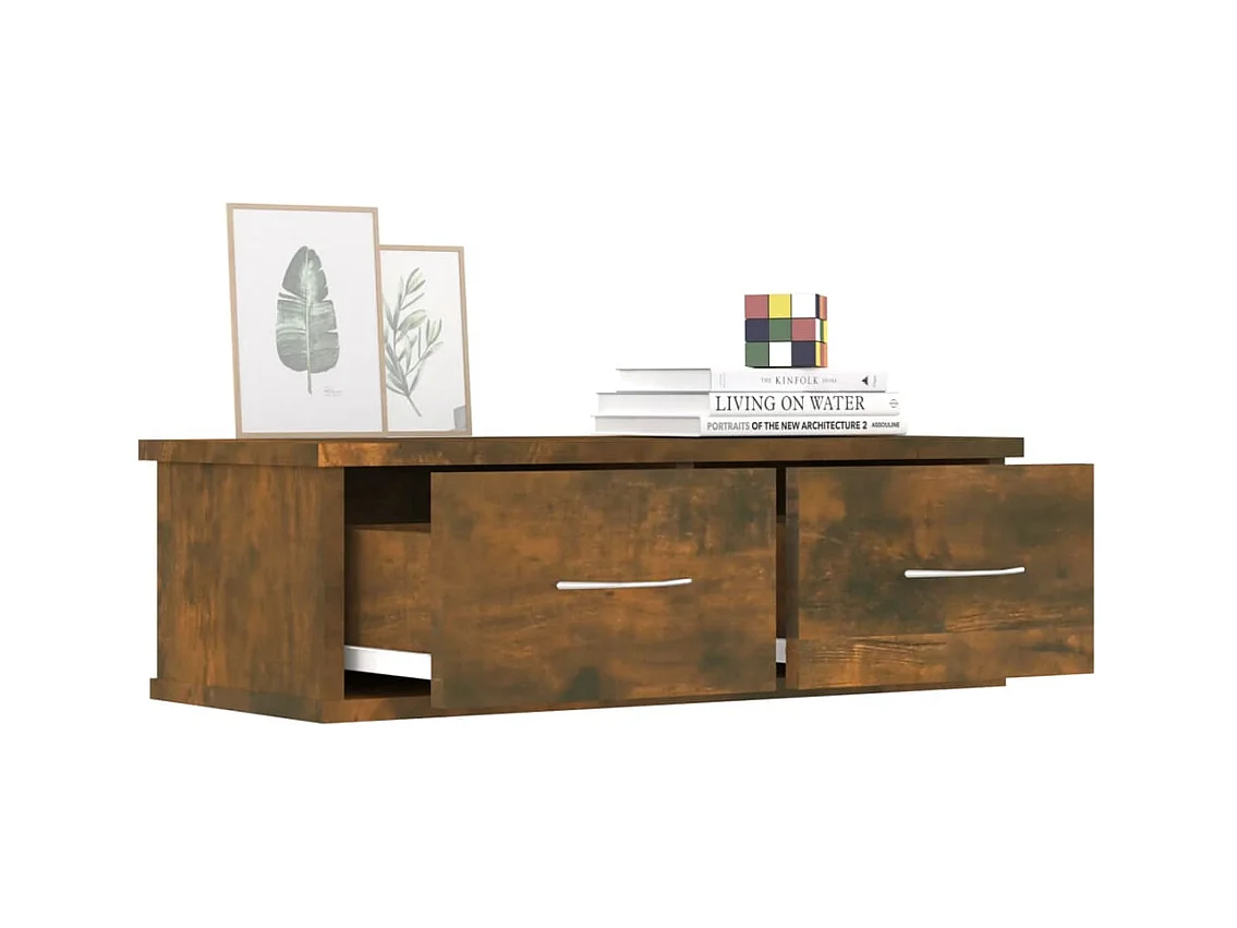 Pensile Rovere affumicato 60x26x18,5 cm Legno composito