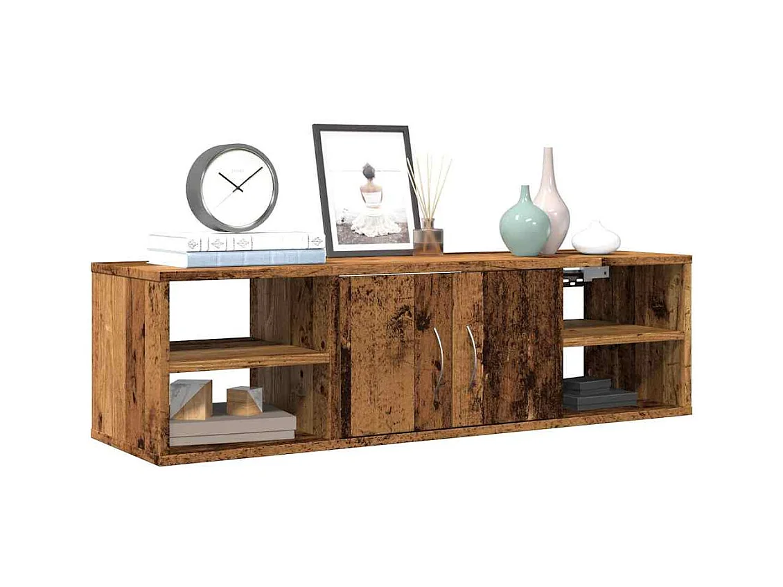 Armoire murale vieux bois 101x30x29 cm bois d'ingénierie