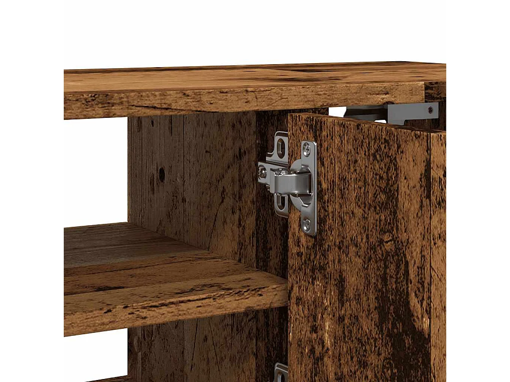 Armoire murale vieux bois 101x30x29 cm bois d'ingénierie