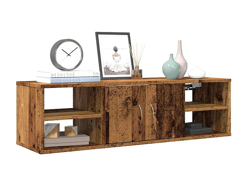 Armoire murale vieux bois 101x30x29 cm bois d'ingénierie