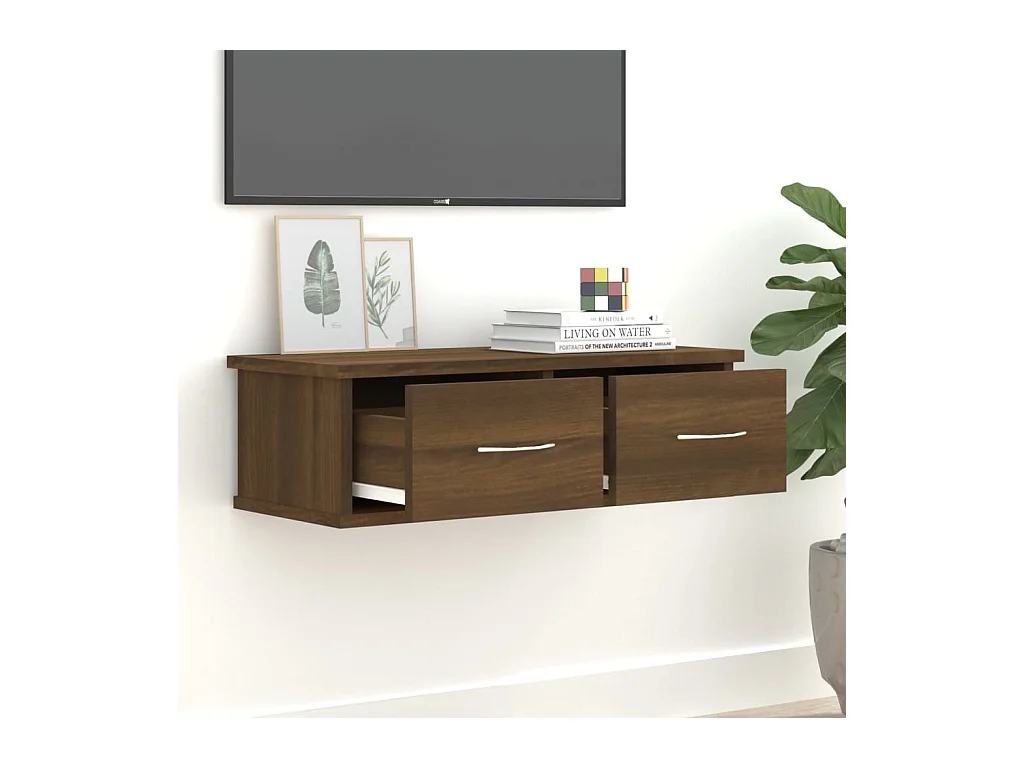 Pensile Rovere marrone 60x26x18,5 cm Legno composito