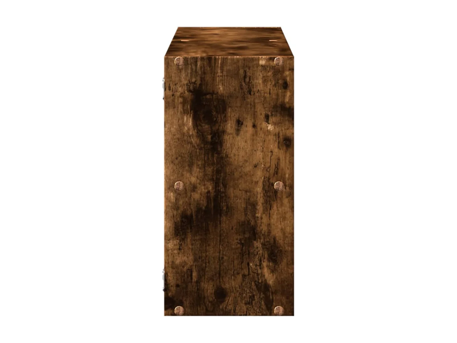 Étagère murale chêne fumé 100x25x50 cm bois d'ingénierie