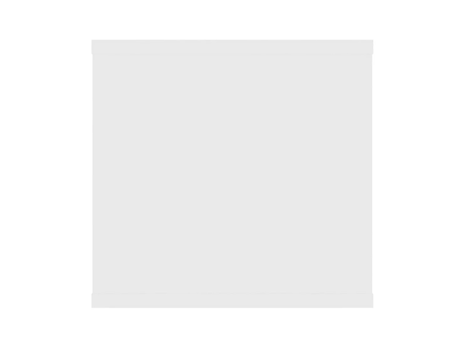 Mensola da parete bianca 102x30x29 cm in legno ingegnerizzato