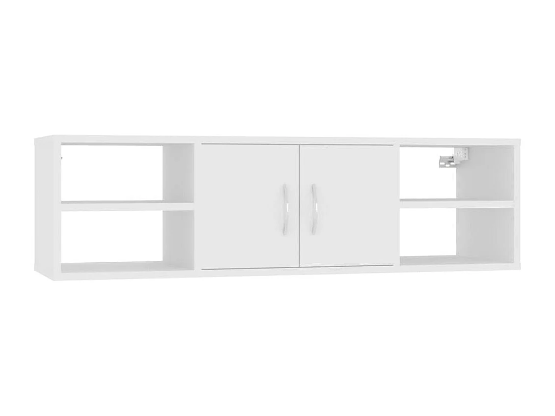 Étagère murale Blanc 102x30x29 cm Bois d’ingénierie