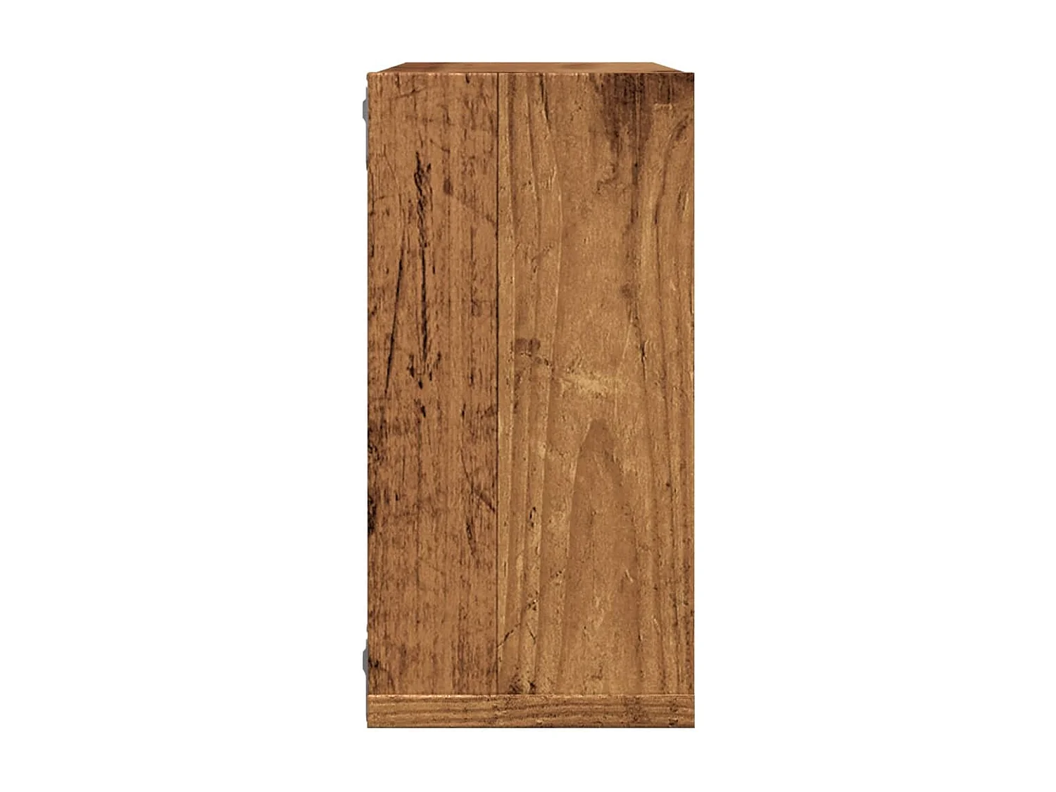 Mensole a cubo da parete 2 pezzi in legno vecchio 30x15x30 cm