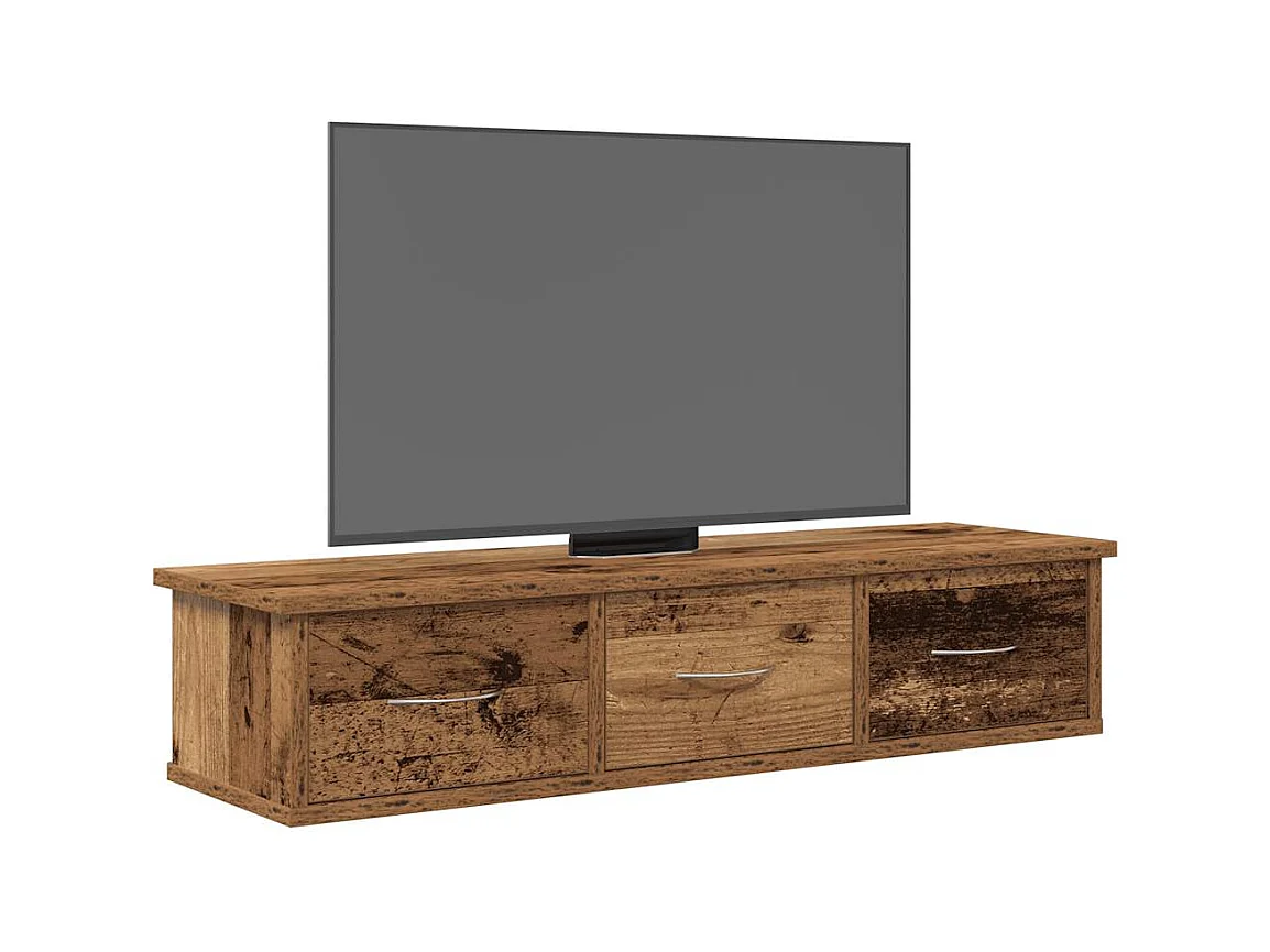 Armoire murale vieux bois 88x26x18,5 cm bois d'ingénierie