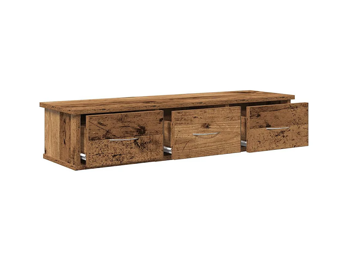 Armoire murale vieux bois 88x26x18,5 cm bois d'ingénierie