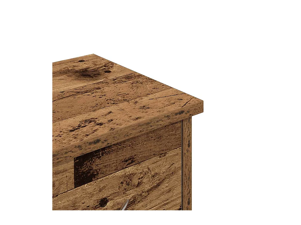 Armoire murale vieux bois 88x26x18,5 cm bois d'ingénierie