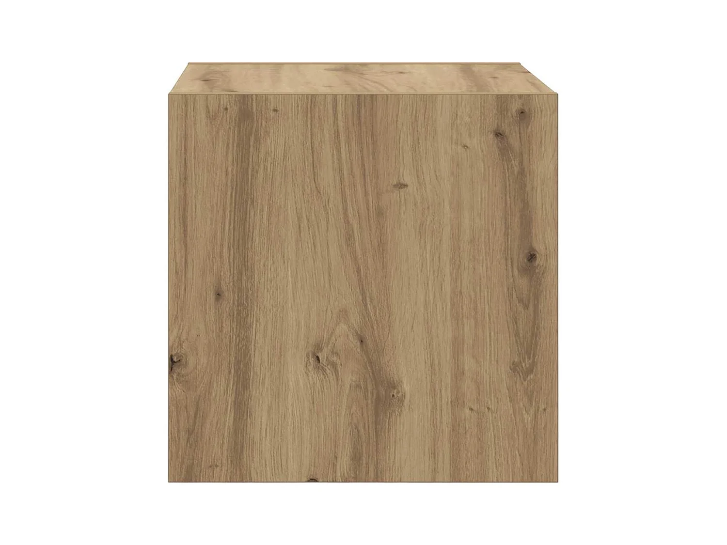 Meuble mural chêne artisanal 37 x 37 x 37 cm Bois d'ingénierie