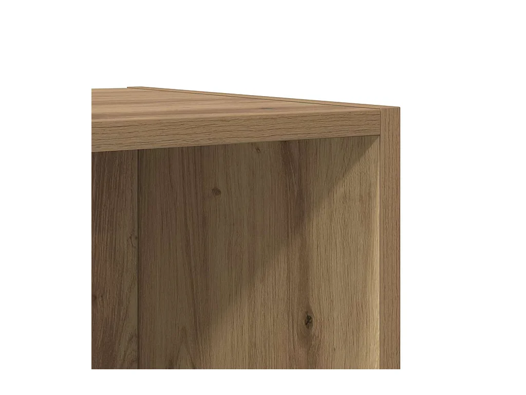 Meuble mural chêne artisanal 37 x 37 x 37 cm Bois d'ingénierie