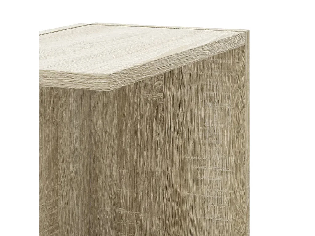 Mensola angolare da parete in legno ingegnerizzato Sonoma Oak