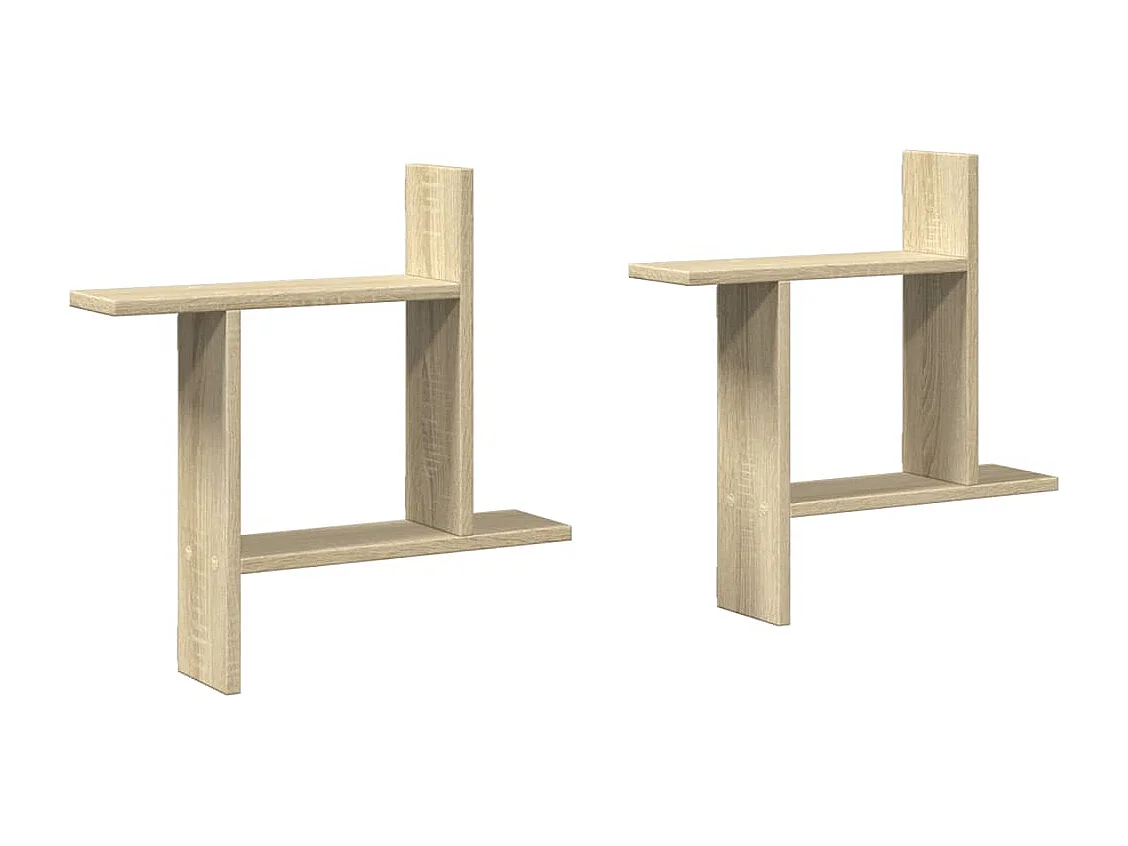 stuks wandplanken Sonoma eiken 50x12x50cm bewerkt hout