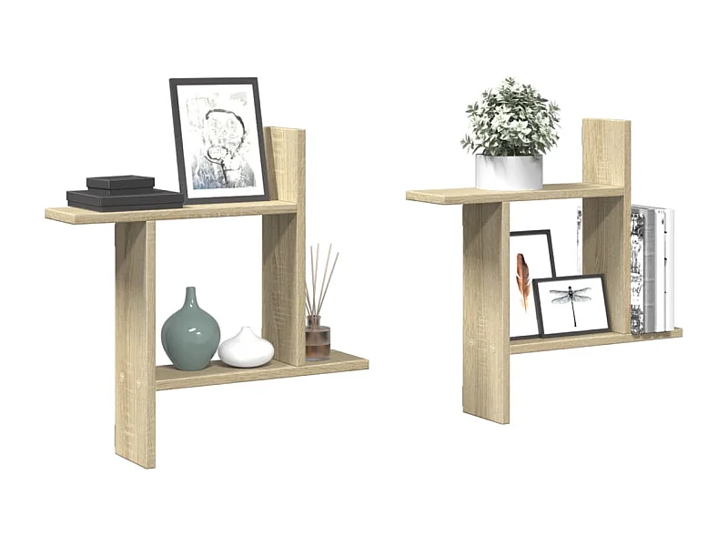 Stück Wandregale Sonoma Eiche 50x12x50cm Holzwerkstoff