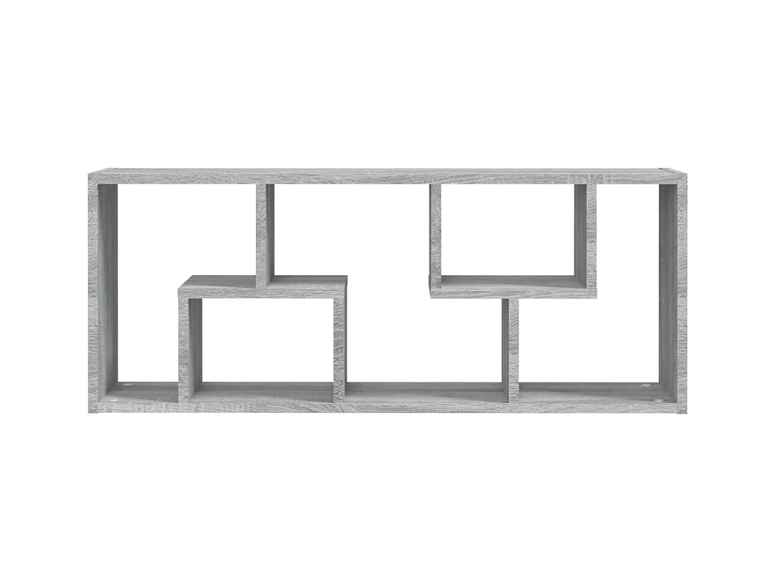 Sonoma wandplank grijs 36x16x90 cm Technisch hout