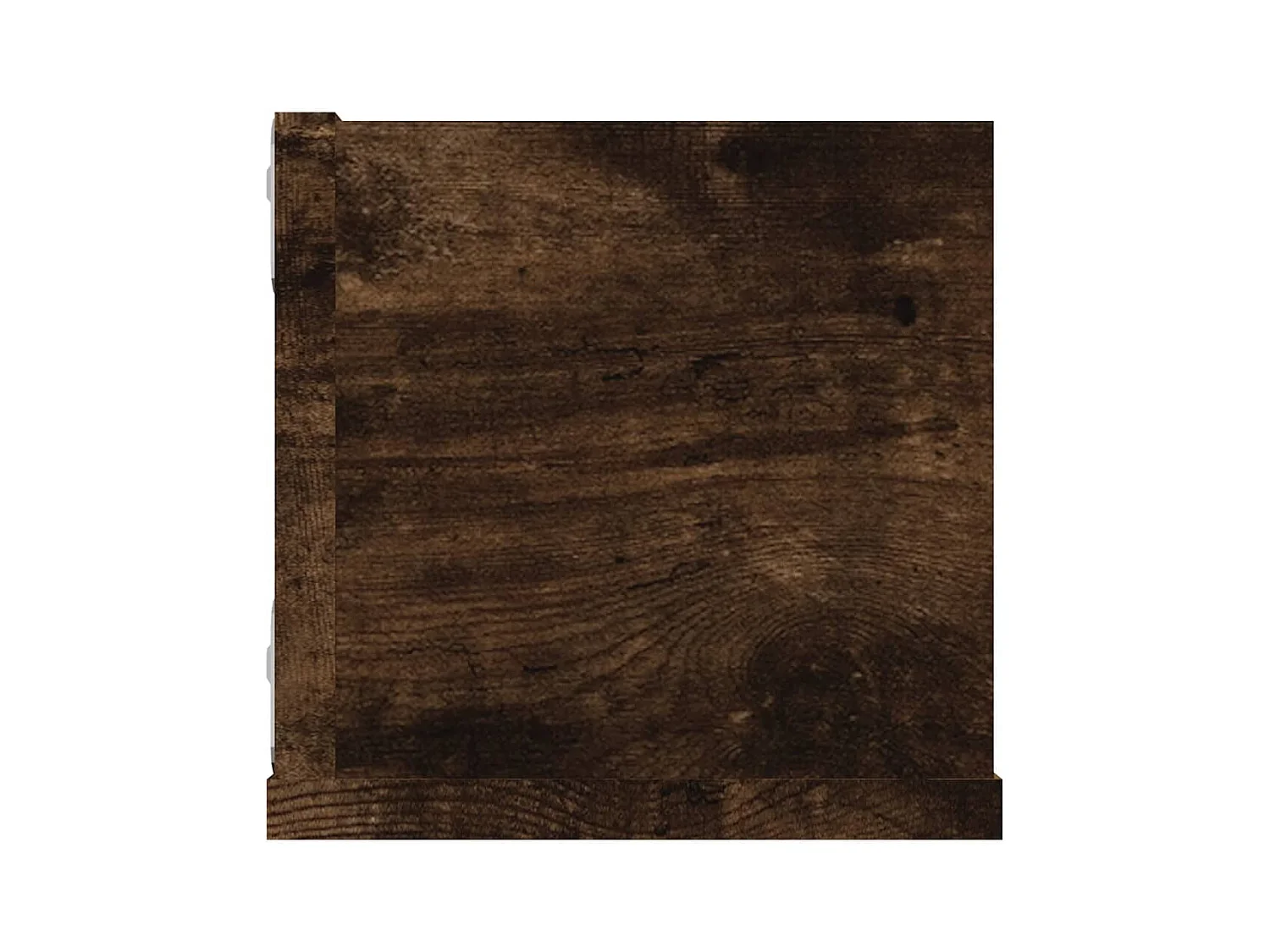 Étagère murale à CD Chêne fumé 100x18x18 cm Bois d'ingénierie